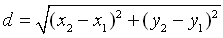 Distance Formula